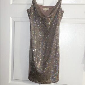 Thirty Thirty LA Sparkly Sequined Mini Dress